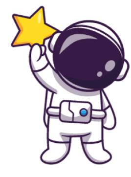 astronaut with star